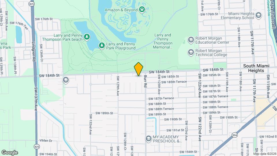 12742 SW 184th Ter Map and Location Details