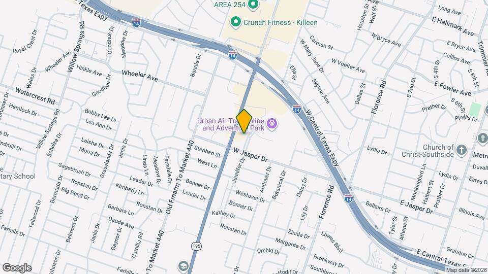 2105 Jennifer Dr, Unit A Map and Location Details