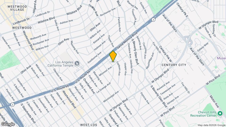 1838 Westholme Ave Map and Location Details