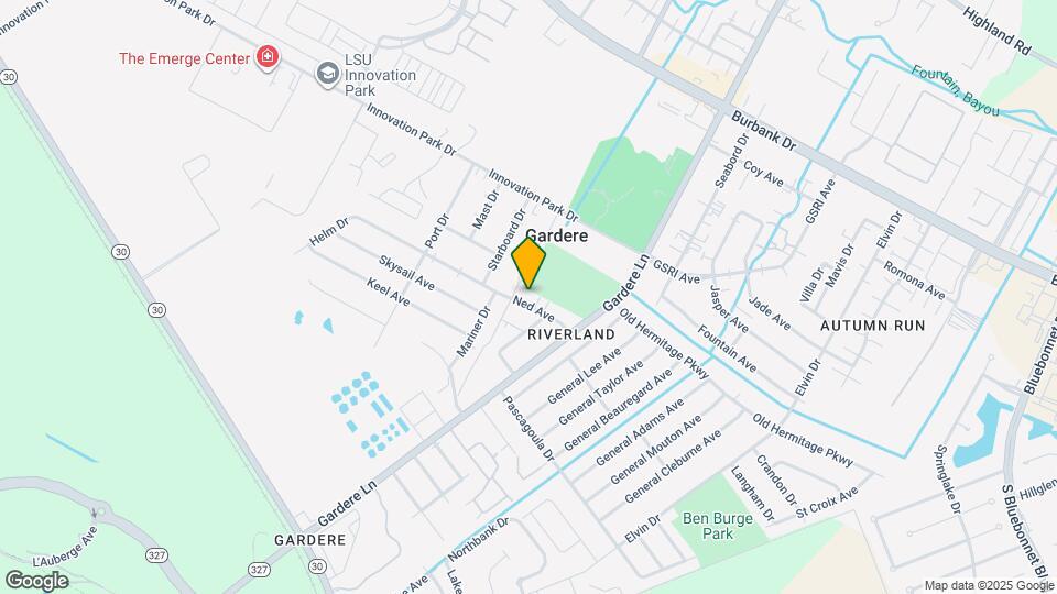 8327 Ned Ave, Unit D Map and Location Details