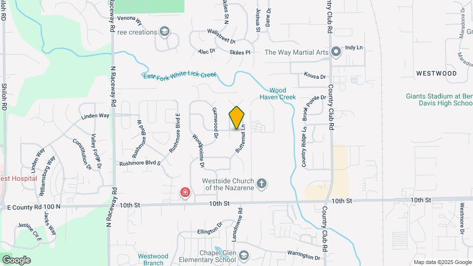 8715 Timberwood Dr Map and Location Details