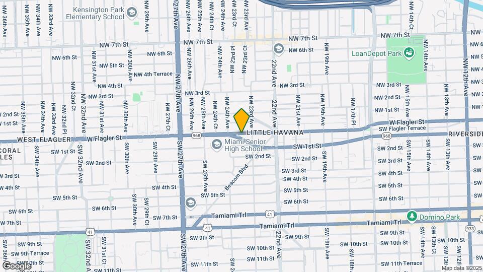 2344 W Flagler St Map and Location Details