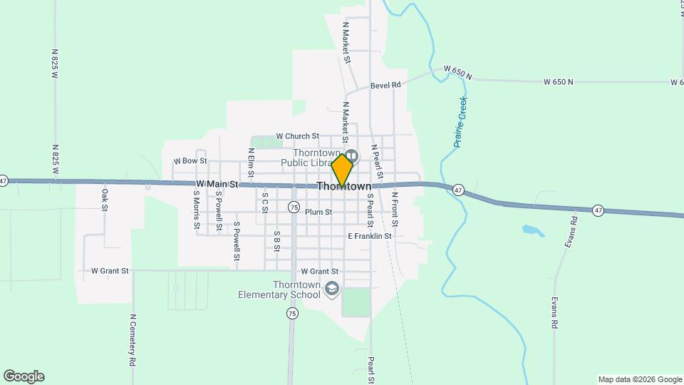 106 S Market St Map and Location Details