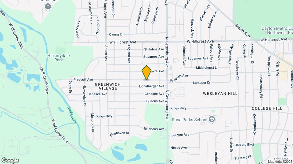 4446 Prescott Ave Map and Location Details