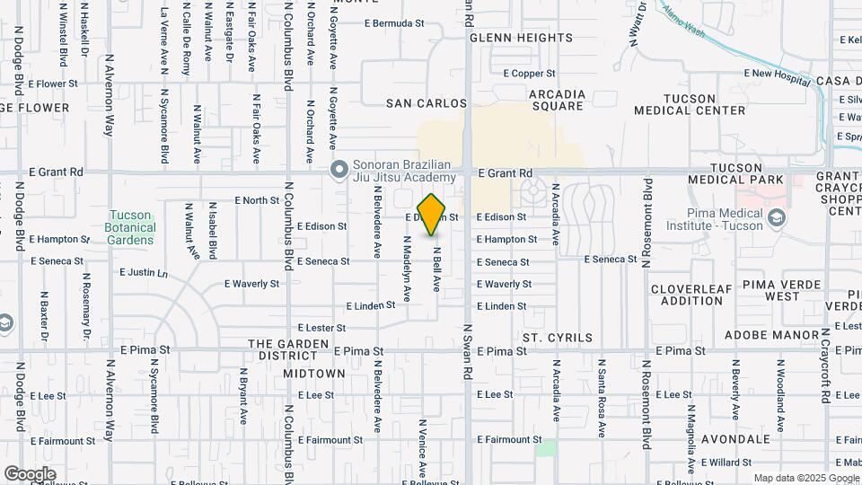 2137-2145 N Bell Ave Mapa y Detalles de la Ubicación