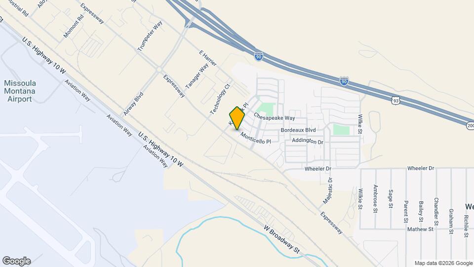 4839 Monticello Pl Map and Location Details