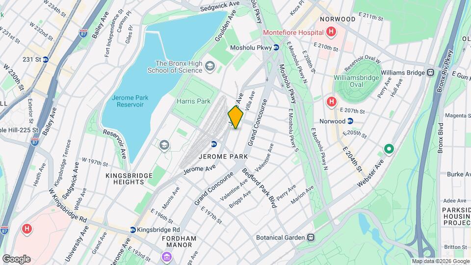 3081 Villa Ave Map and Location Details