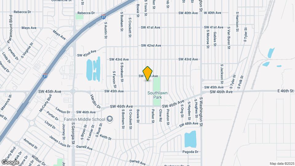 4409 S Travis St Map and Location Details