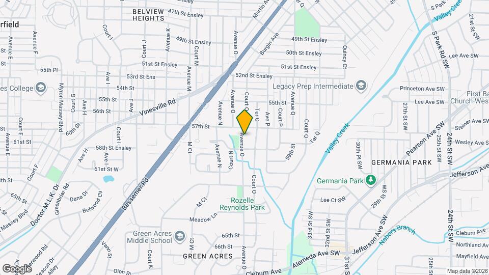 5717 Avenue O Map and Location Details