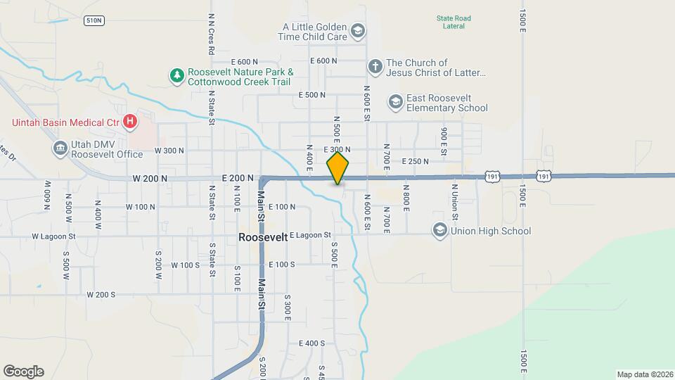 157 N 510 E Map and Location Details