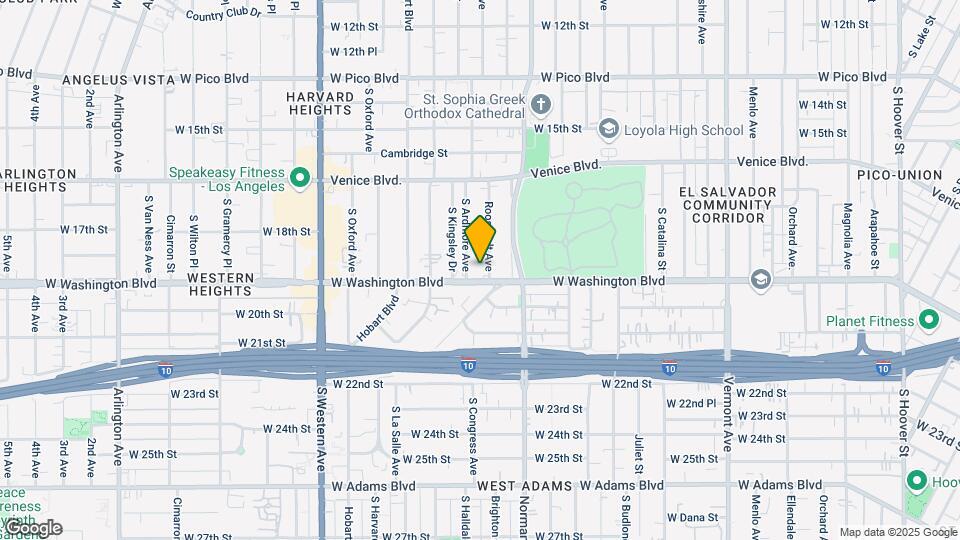 1821 Roosevelt Ave Map and Location Details