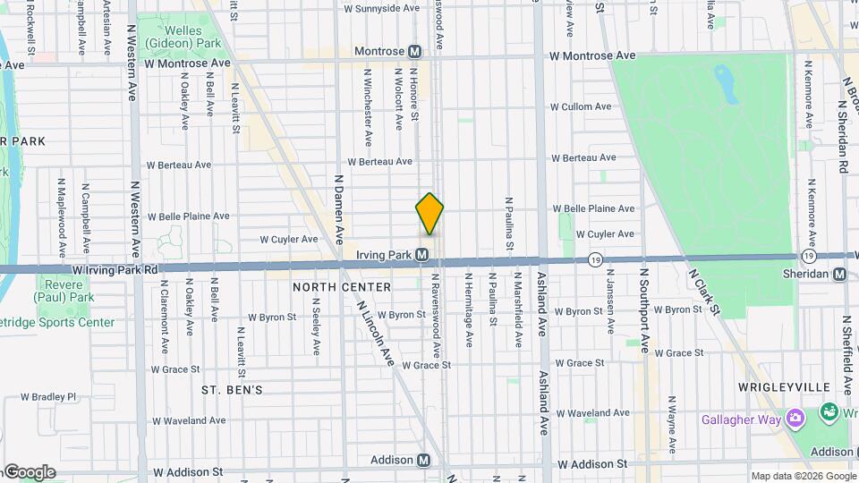 1805 W Cuyler Ave Map and Location Details