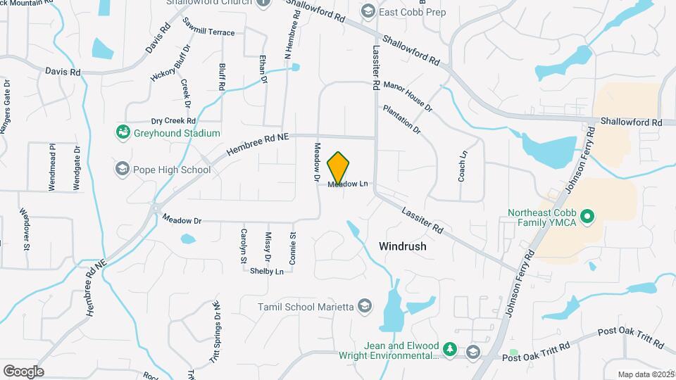 3832 Meadow Ln Map and Location Details