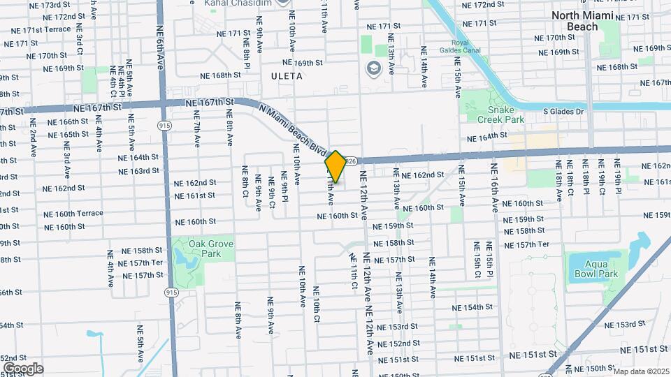 16101 NE 11th Ave Map and Location Details