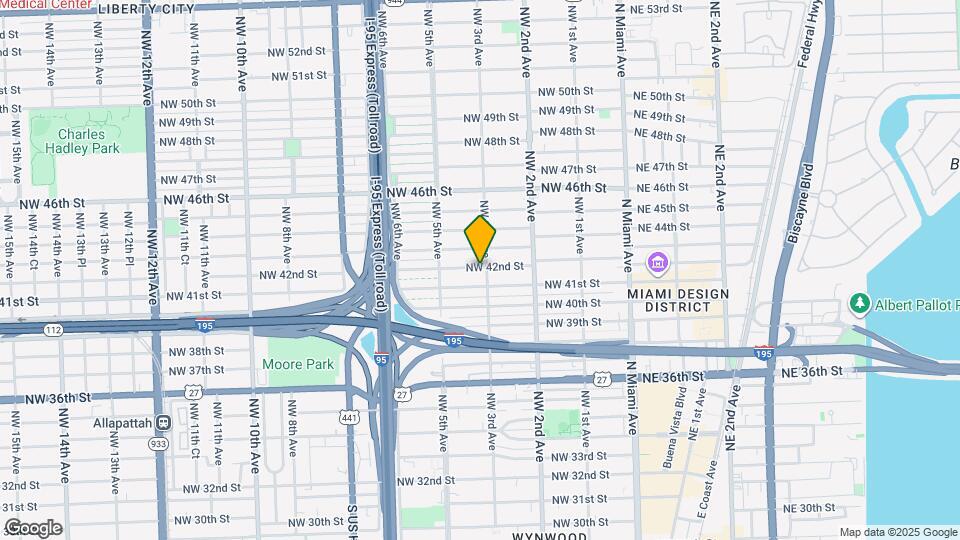 4126 NW 3rd Ave Map and Location Details