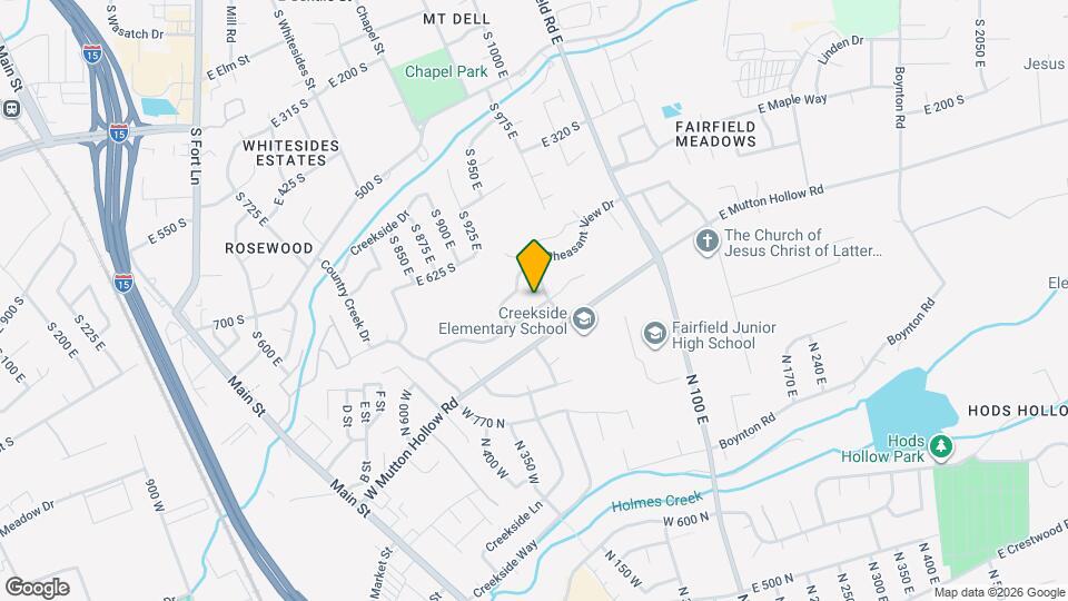 1135 E 750 S Map and Location Details