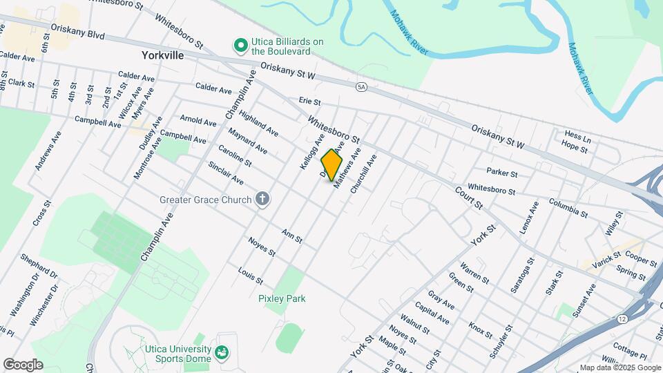 1022 Mathews Ave Map and Location Details