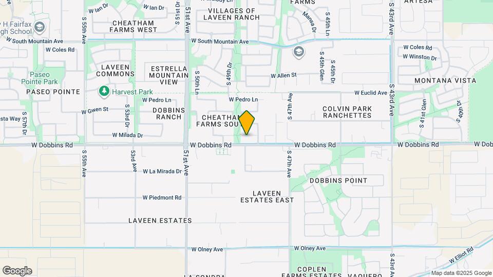 4825 W Milada Dr Map and Location Details