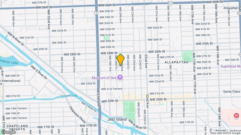 2500 NW 24th Ave Map and Location Details