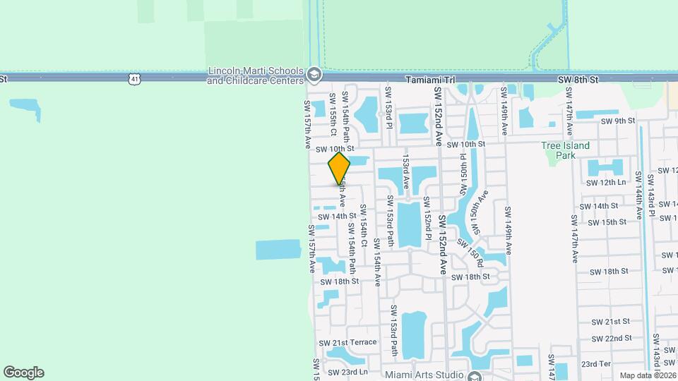 15500 SW 12th Ter Map and Location Details