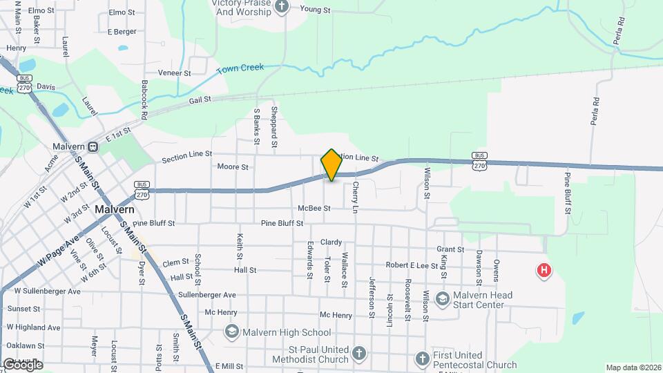 Garland Street Apartments Map and Location Details