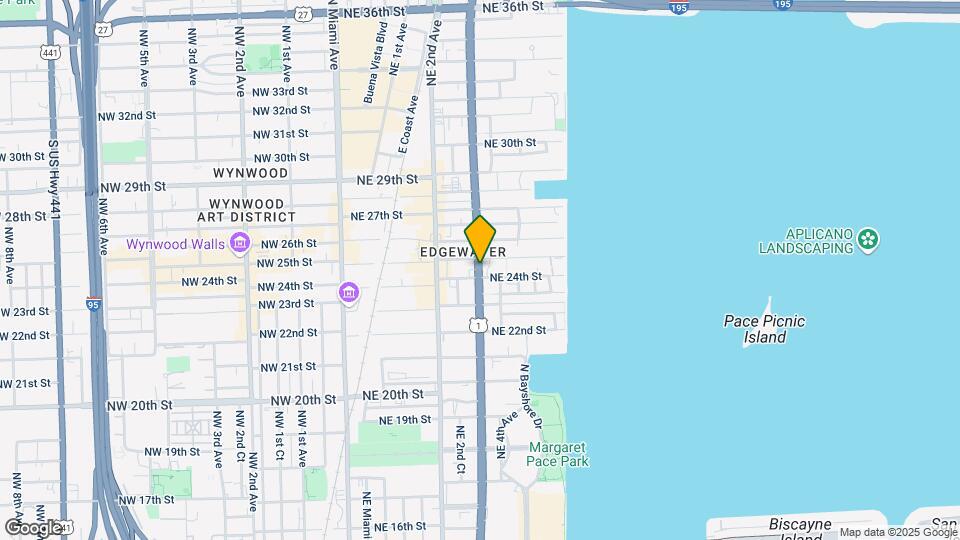 2431 Biscayne Blvd Map and Location Details