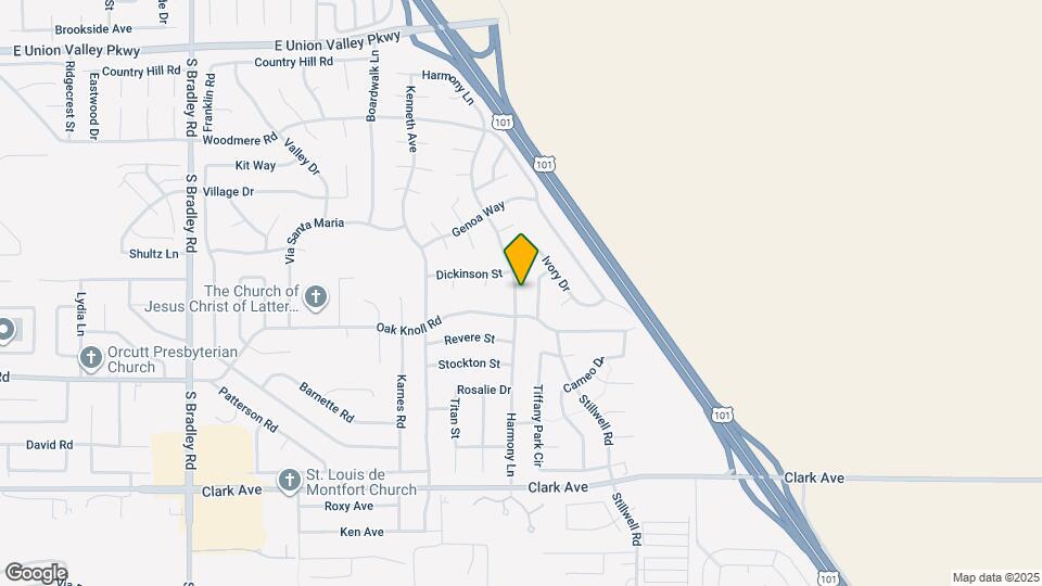 4614 Harmony Ln Map and Location Details