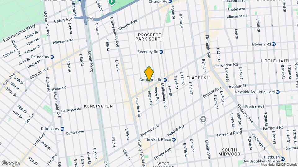 351 W 13th St Map and Location Details