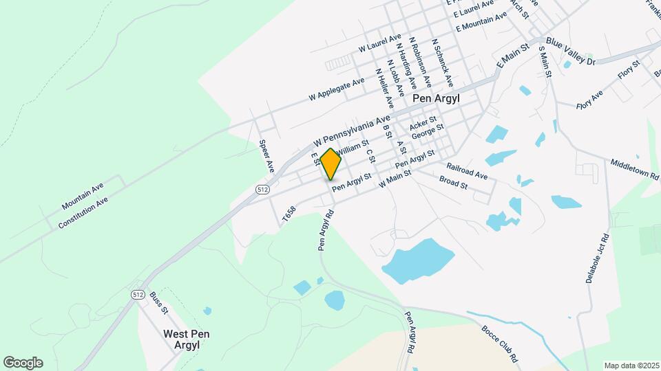 631 Pen Argyl St-Unit -3 Map and Location Details