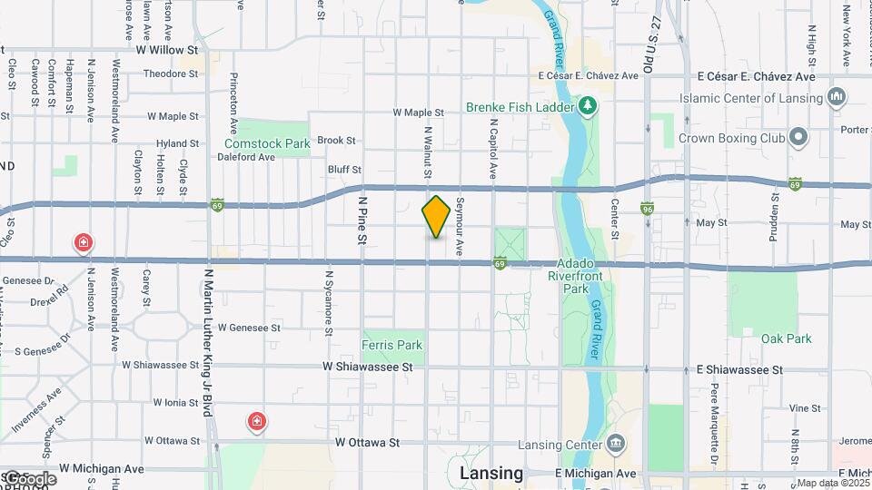 716 N Walnut St, Unit 1 Mapa y Detalles de la Ubicación