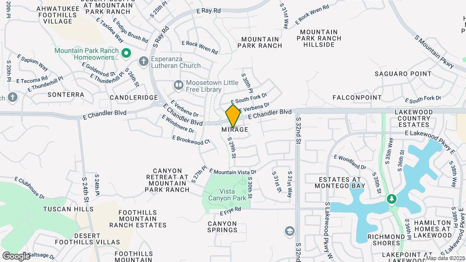 2911 E Windmere Dr Mapa y Detalles de la Ubicación