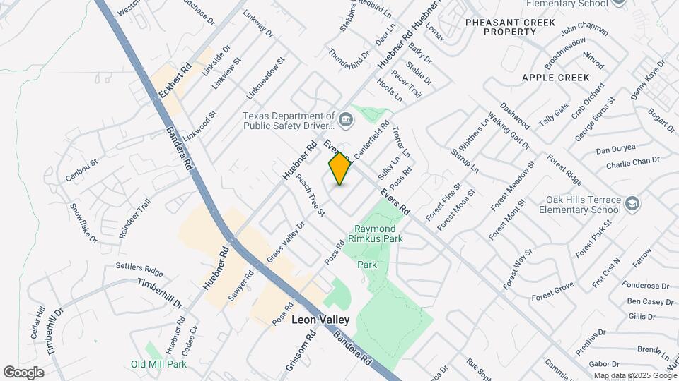 7210 Grass Valley Dr Map and Location Details