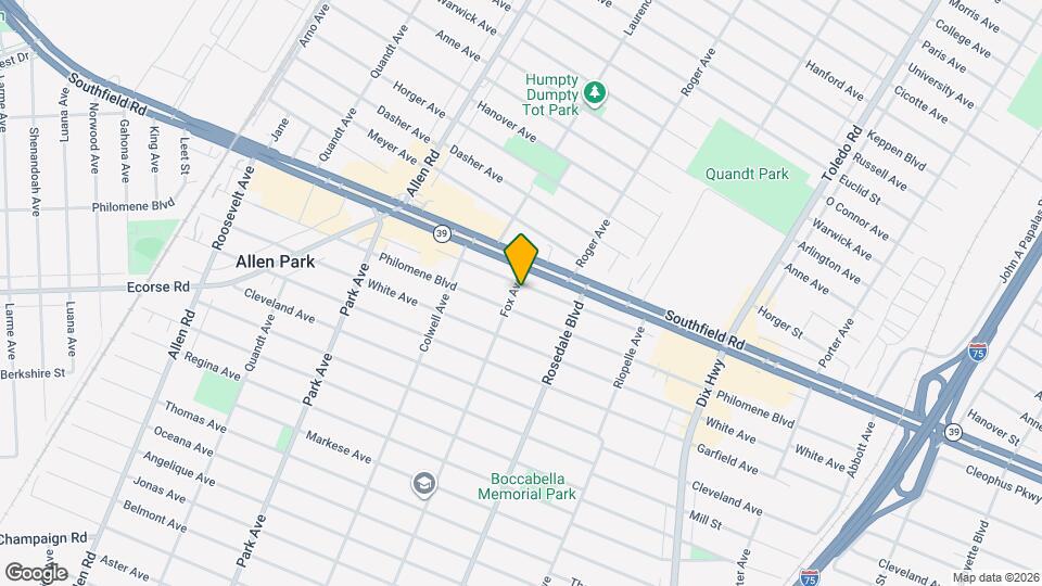 14917 Cleophus Ave Map and Location Details