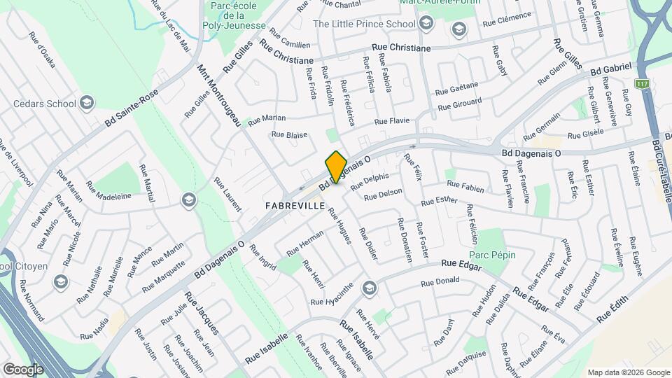 3452-3472 Dagenais W Map and Location Details