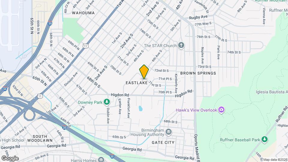 600 71st St S Map and Location Details