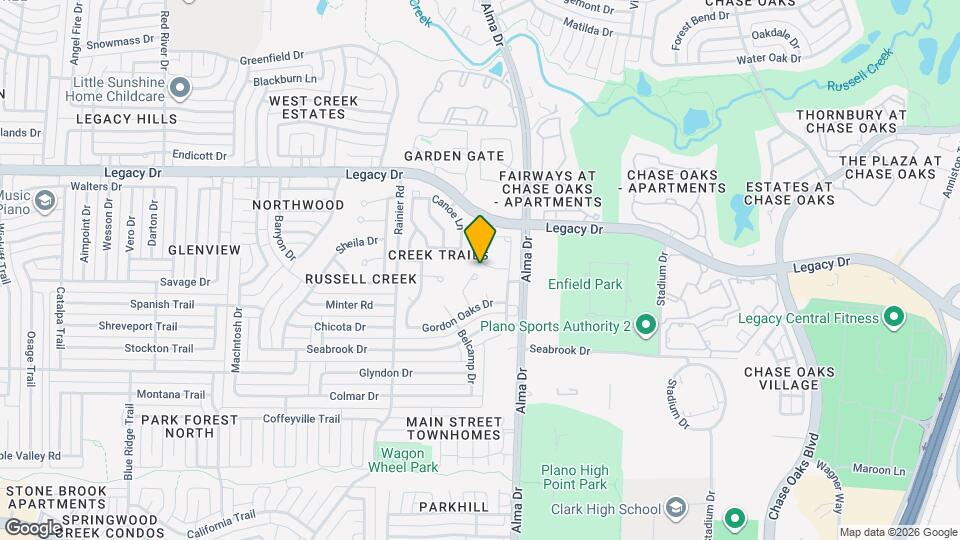 928 Sweetgum Creek Map and Location Details