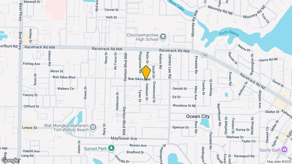 597 Bob Sikes Blvd Map and Location Details