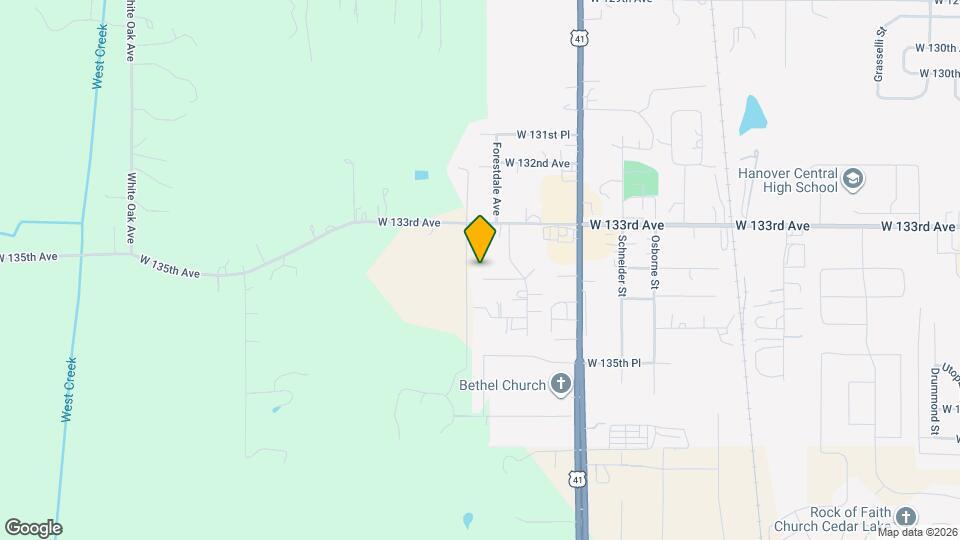 11518 W 133rd Ln Map and Location Details