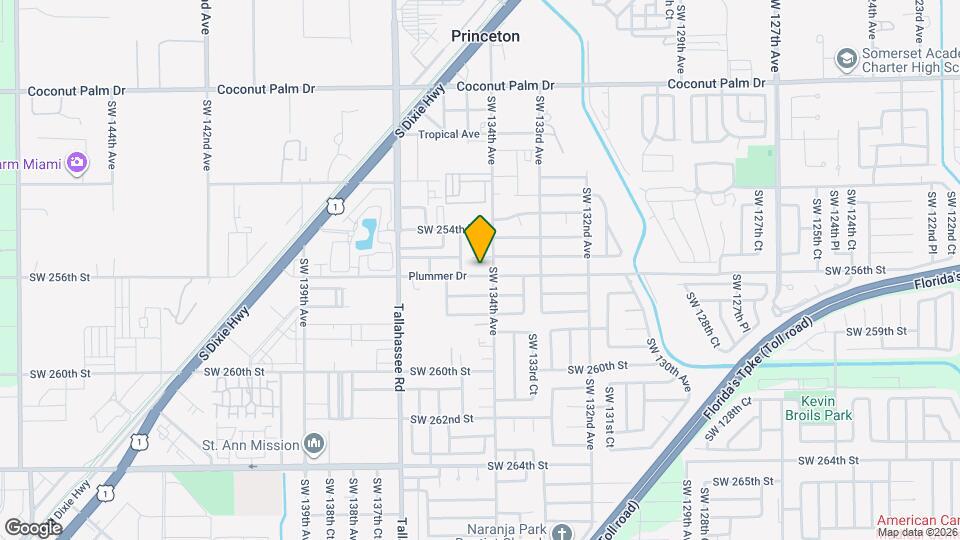 13423 SW 256th St Map and Location Details
