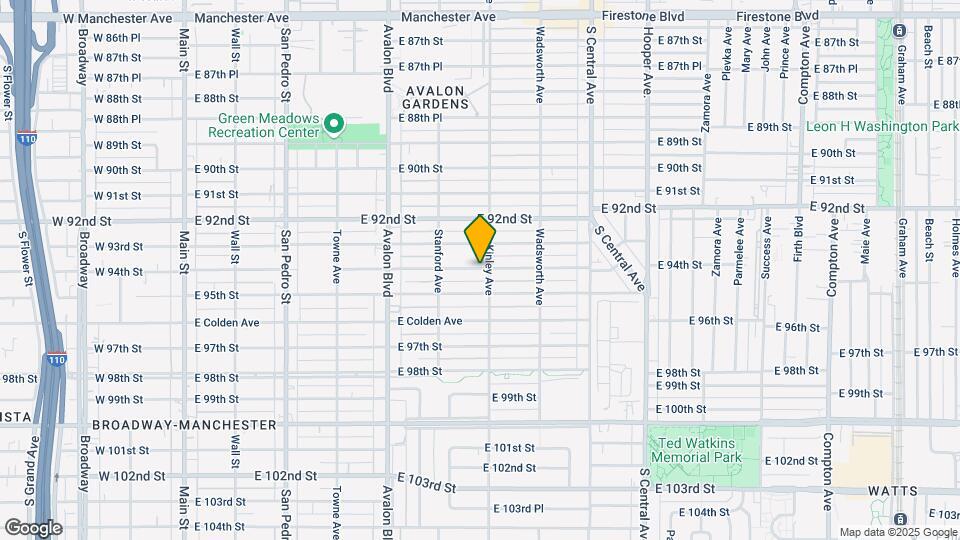 756 E 94th St Map and Location Details