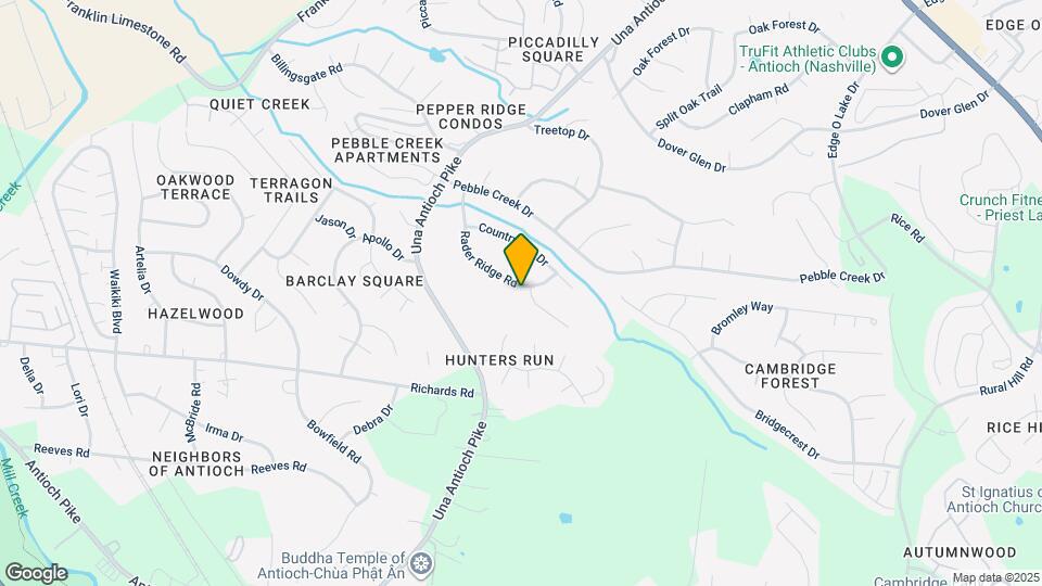 2800 Rader Ridge Ct Mapa y Detalles de la Ubicación