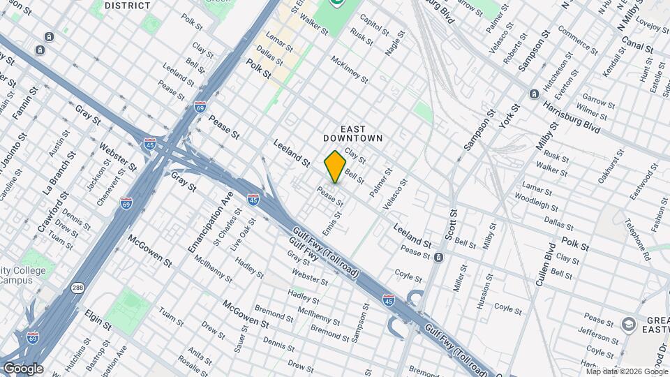 2848 Leeland St Map and Location Details
