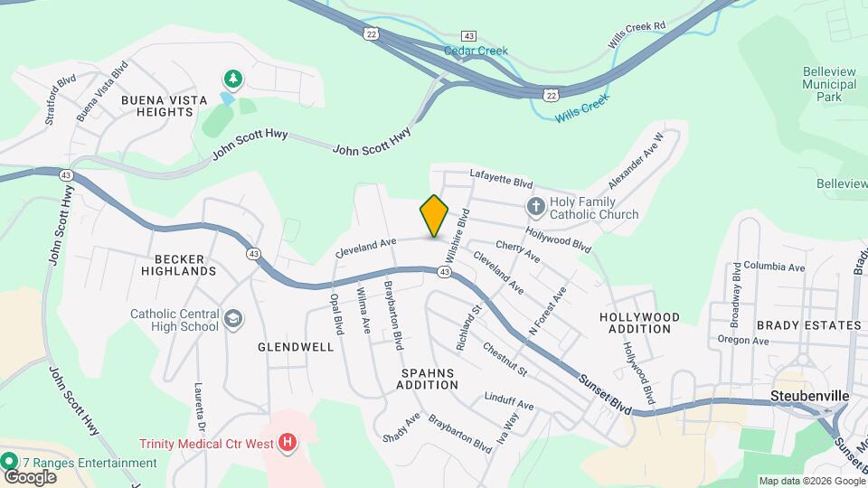 2708 Cleveland Ave Map and Location Details