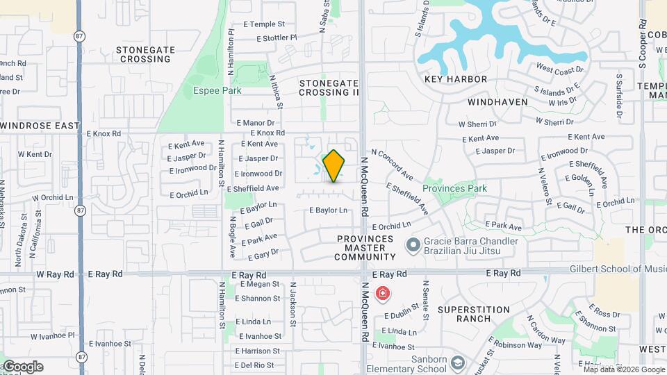 906 E Sheffield Ave Map and Location Details