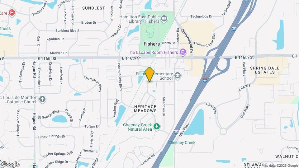 8525 Morgan Dr Map and Location Details