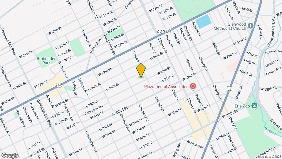 1022 W 30th St Map and Location Details