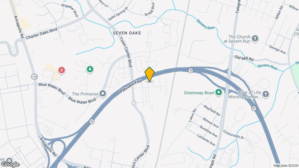 2009 Thornbrook Way Map and Location Details