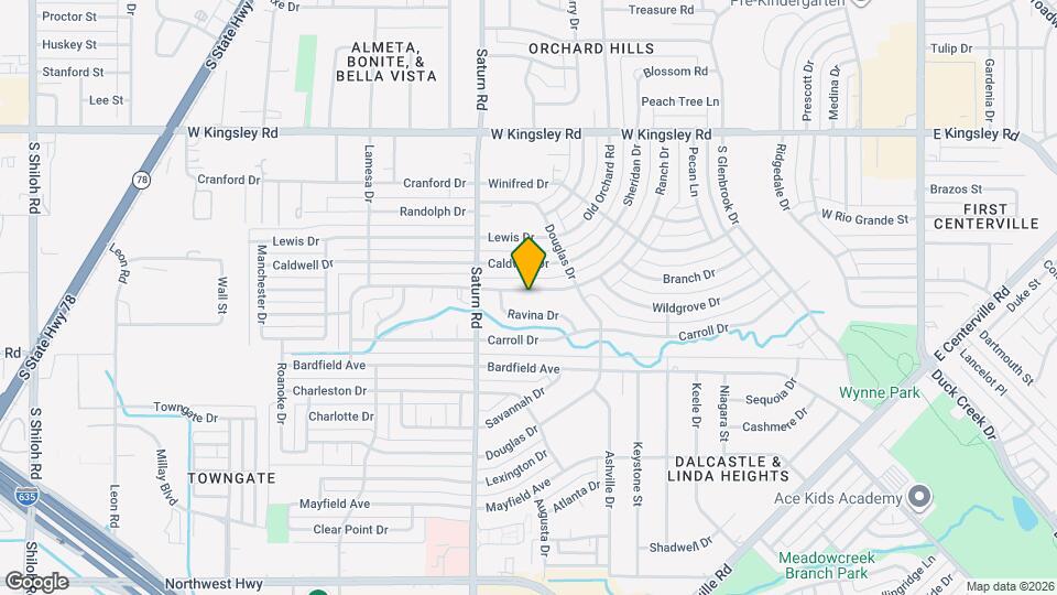 1230 McDonald Dr Map and Location Details