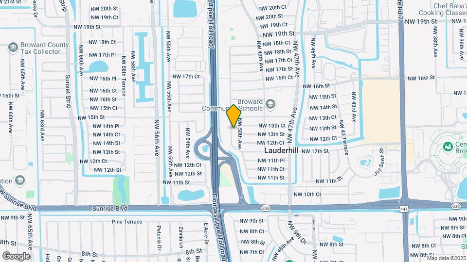 1300 NW 51st Ave Map and Location Details