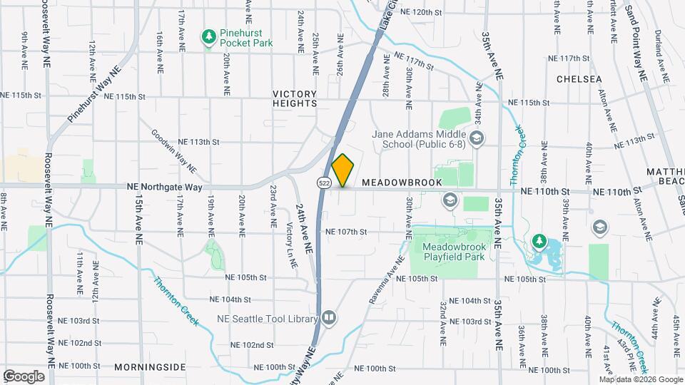 2527 NE 110th St Map and Location Details